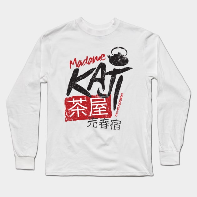 Madame Kaji Tea House & Brothel Long Sleeve T-Shirt by MindsparkCreative